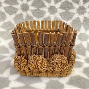 🌸 5 for $25 // Vintage straw wicker seagrass basket